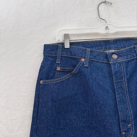 Vintage Levis 40505 0215 Jeans Men 38x34 (36x33) Blue Regular Fit Orange Tab 80s - Picture 9 of 14